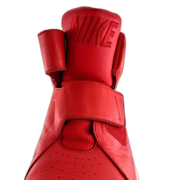 Nike's Marxman Sneakers University Red Leather Tops Sz-13 Hook & Loop Closures - Picture 7 of 11